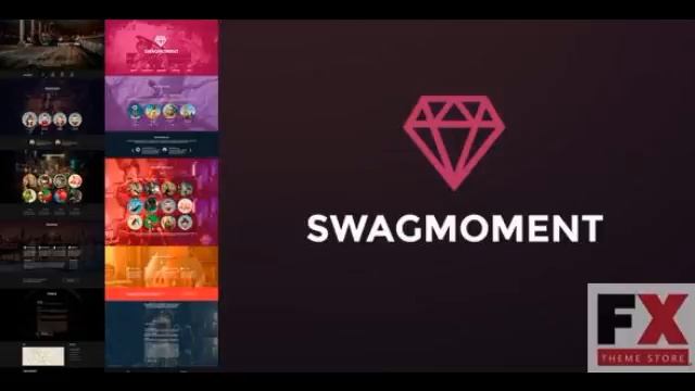 Preview SwagMoment Parallax WordPress Theme смотреть онлайн