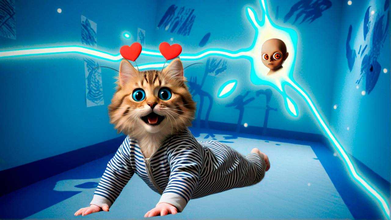 ХЭЛЛОУИН ПРИШЕЛ К МАЛЫШУ 🍬 РЕБЁНОК В ЖЁЛТОМ ПРОХОЖДЕНИЕ The Baby in Yellow Весёлый Кот #весёлыйкот смотреть онлайн