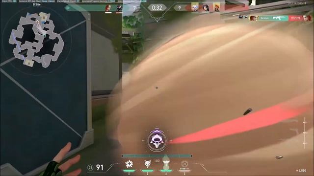 When your aim is better without crosshair - VALORANT смотреть онлайн