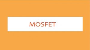 (1) Разница между MOSFET и BJT _ Основы MOSFET _ Как работает MOSFET_