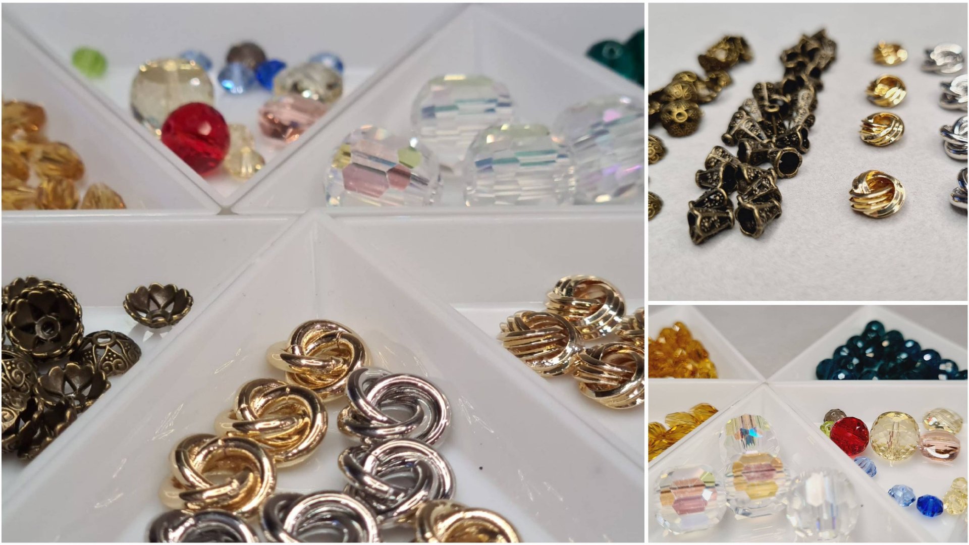 АлиЭкспресс🛒 Хрустальные бусины и шапочки для бусин. смотреть онлайн