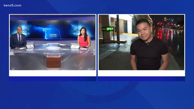 Hail, strong wind and heavy rain pummel San Antonio as storms move through Wednesday night смотреть онлайн