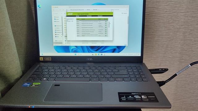 Установка windows 11 на ноутбук Acer Aspire 5 15 A515-58GM смотреть онлайн