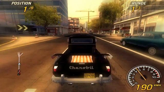 FlatOut 2 | Straße Street Level 1a | Gameplay | 2006 смотреть онлайн