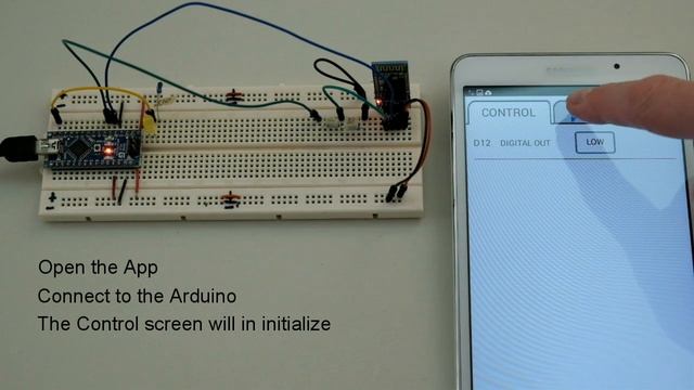 Arduino Bluetooth Control - Controlling an LED смотреть онлайн