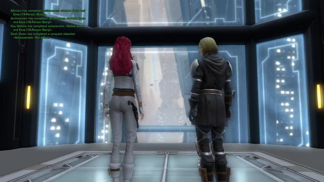 Smuggler flirting with Sith Lana Beniko for 9 minutes (SWTOR) смотреть онлайн