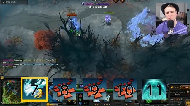 Dota 2 Kunkka Skill Build Guide #06 - 55.71% Winrate | Pro No[0]ne gameplay смотреть онлайн