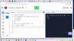 Инф10 §63 Алгоритмы обработки массивов (Python) [2022.02.18]
