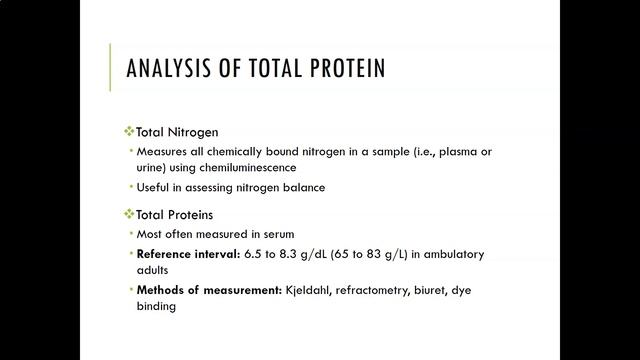 Total Protein and Albumin - clinical chem lab tests review смотреть онлайн