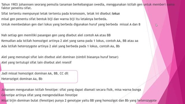 PEWARISAN SIFAT PART 1 IPA KELAS IX смотреть онлайн