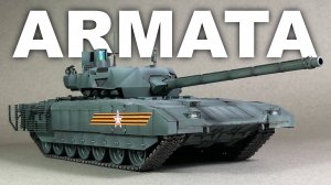Т-14 Армата - Сборка и покраска модели. Звезда 1:35