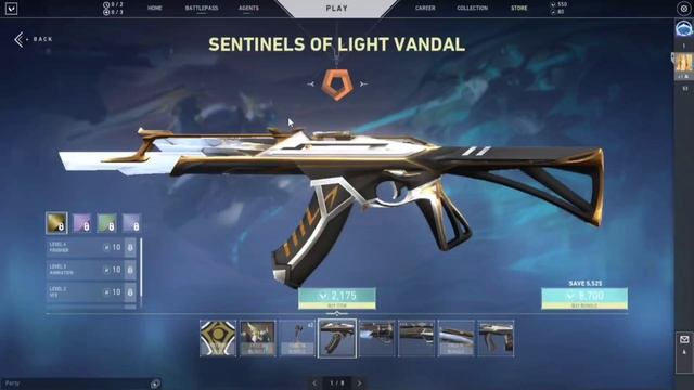 2x Sentinels of light Vandal gun skin Giveaway! #valorant #giveaway смотреть онлайн