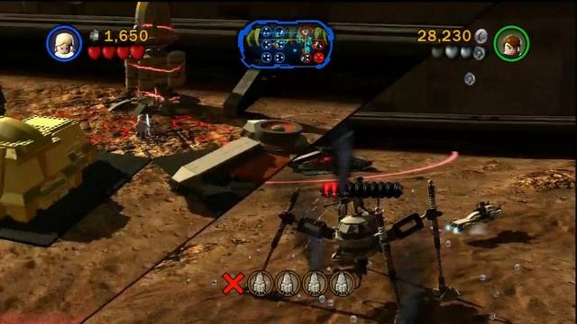 Lego Star Wars III The Clone Wars Walkthrough Count Dooku Chapter 1 Battle of Geonosis Commentary H смотреть онлайн
