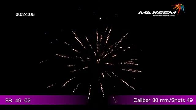 Фейерверк 49 залпов «Titanium» SB-49-02 Maxsem смотреть онлайн