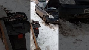 priora установка троса сцепления от десятки