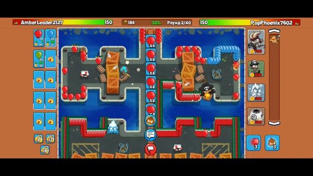 Победный Казуальный бой в Bloons TD Battles 2 v3.1.2 смотреть онлайн