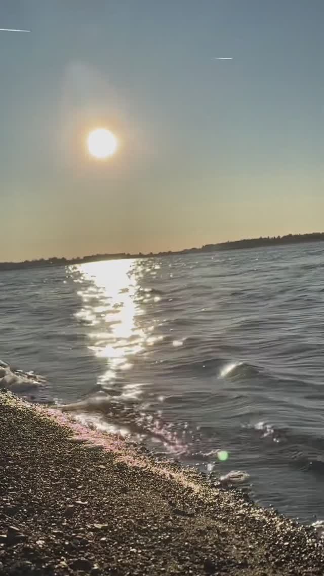 Просто послушайте звук речки - матушки реки Волги! #волга