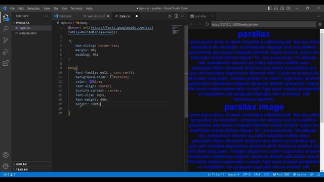 Parallax website || #hindi || using HTML & CSS in 2023 || Project #5 || Beginner Project смотреть онлайн