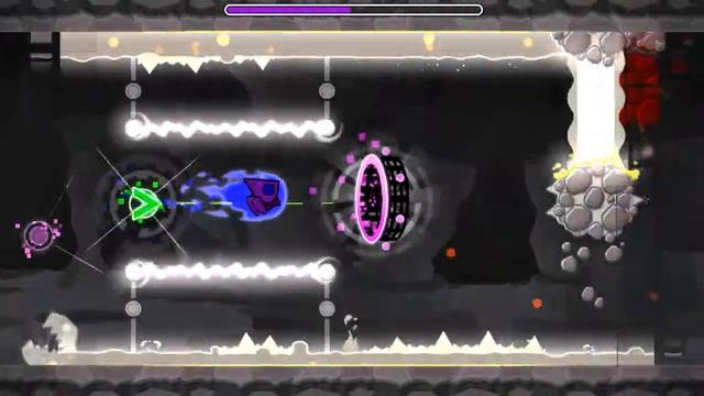 Проходим уровень geometry dash: FINGERDASH смотреть онлайн