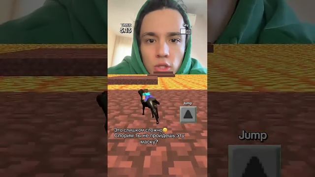 Это самая сложная майнкрафт маска в тик токе! смотреть онлайн