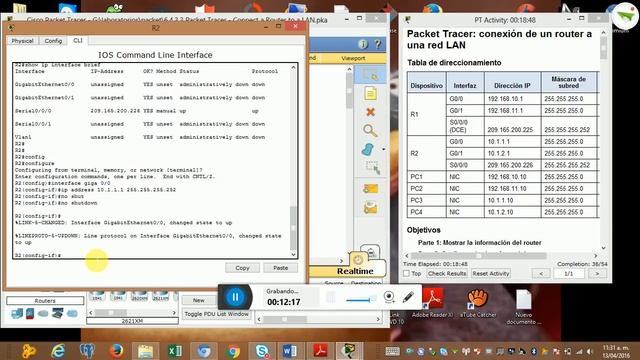 6.4.3.3 conexión de un router a una LAN смотреть онлайн