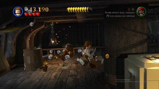 LEGO Pirates of the Caribbean Режим истории [3] Проклятие Черной жемчужины смотреть онлайн