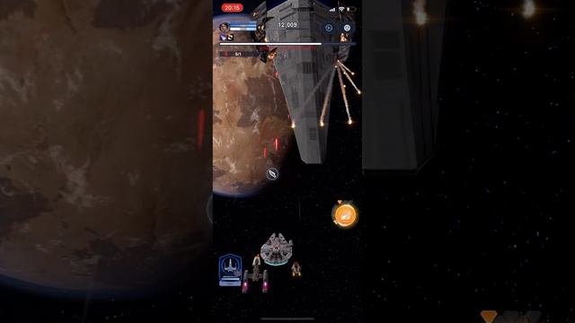 Millennium Falcon destroying Empire capital ship (Star Wars Starfighter Missions) смотреть онлайн