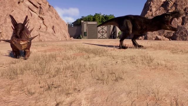 HUNTERS VS PREY! T-REX AND DEINONYCHUS PACK!