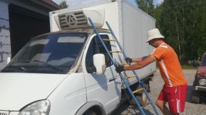 покраска крыши газели
