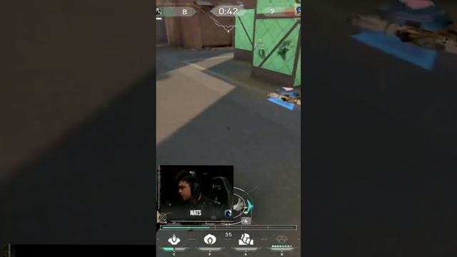 Insane HEADSHOT  By NAts MID-AIR - TL Vs NAVI - VALORANT Champions