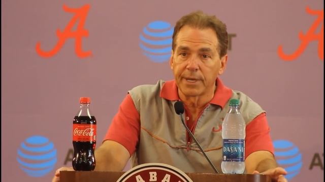 Nick Saban's Final Press Conference Before A-Day смотреть онлайн