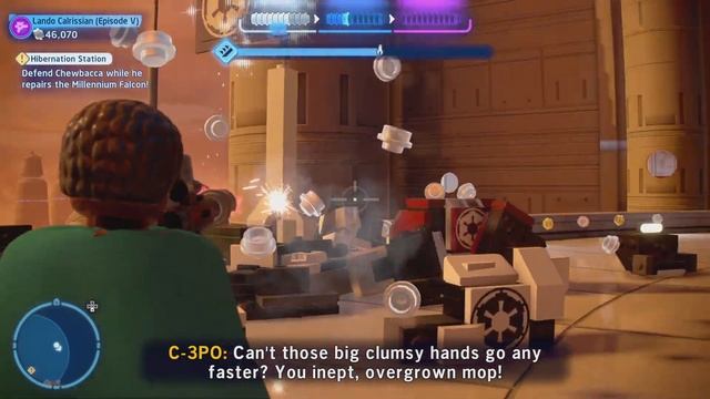 LEGO Star Wars: The Empire Strikes back part 7 Leaving Bespin смотреть онлайн