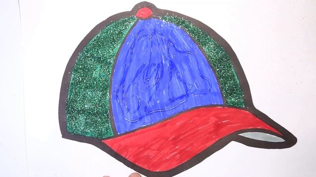 Как нарисовать кепку/How To Draw A Cap/Come Disegnare Un Cappello /Glitter