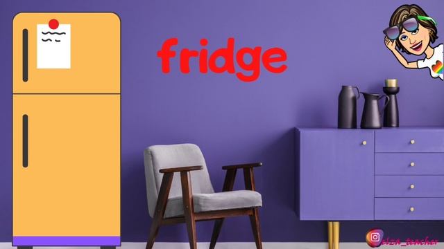 Furniture Vocabulary For Kids