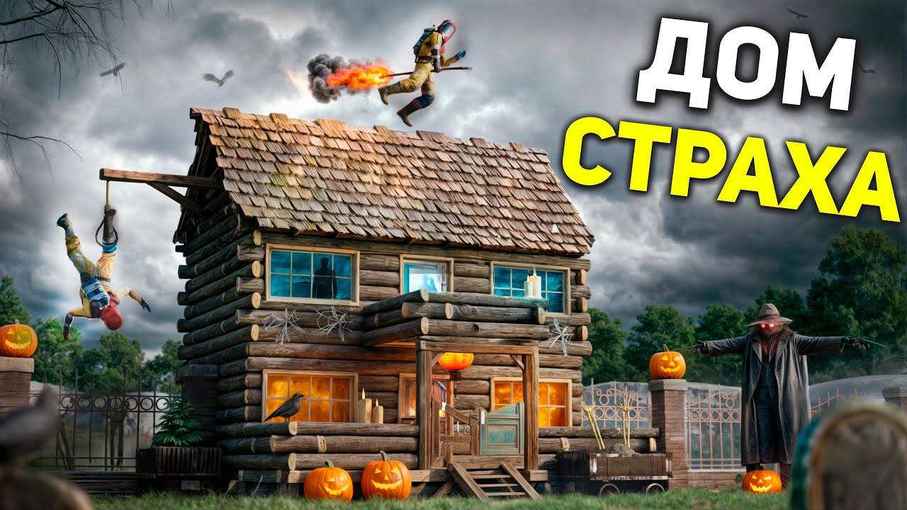 ДОМ - СТРАХА! ПОСТРОИЛ САМЫЙ УЖАСНЫЙ ДОМ в Раст/Rust смотреть онлайн