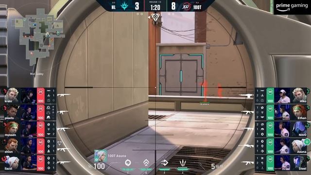 VALORANT Masters Berlin: Fase de Grupos | Havan Liberty x 100 Thieves (Mapa 1) смотреть онлайн