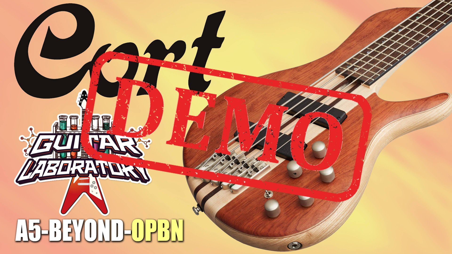 Бас-гитара CORT A5-Beyond-OPBN - демонстрация звучания смотреть онлайн