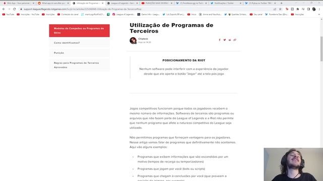 POLÊMICA! RIOT BANINDO QUEM USA APPS COMO BLITZ, POROFESSOR, ETC? (LOL) смотреть онлайн