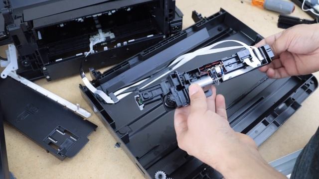Disassemble & Taking Apart Epson WF-2860 Printer - Removing ADF, Scanner, Power, Motherboard & More смотреть онлайн