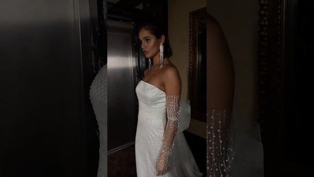 Свадебное платье Шалёр из коллекции MUSE от бренда Anna Kuznetcova