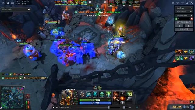 Dota 2 Elder Titan+Chaos Knight Gameplay Highlight смотреть онлайн