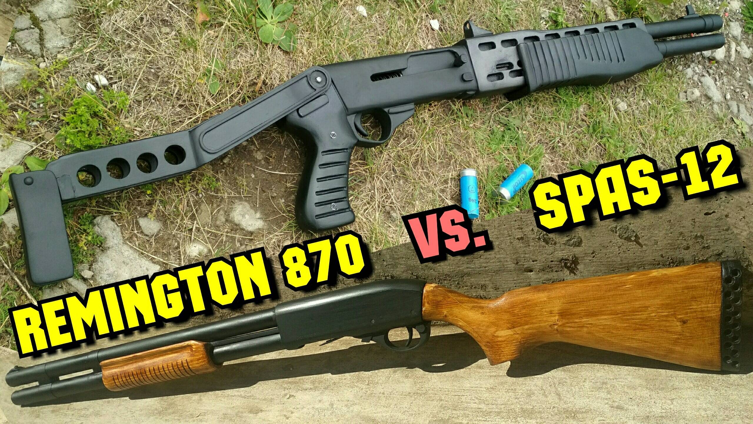 Ремингтон 870 против СПАС-12 Какой дробовик легче сделать? L Remington 870 Vs. SPAS-12