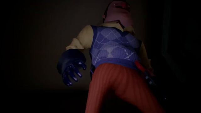 Я сделал сцену из hello neighbor alpha 2 в angry neighbor. смотреть онлайн