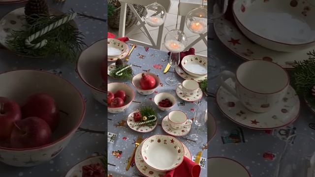 новогодняя посуда и текстиль из коллекции Christmas gift от Myatashop смотреть онлайн