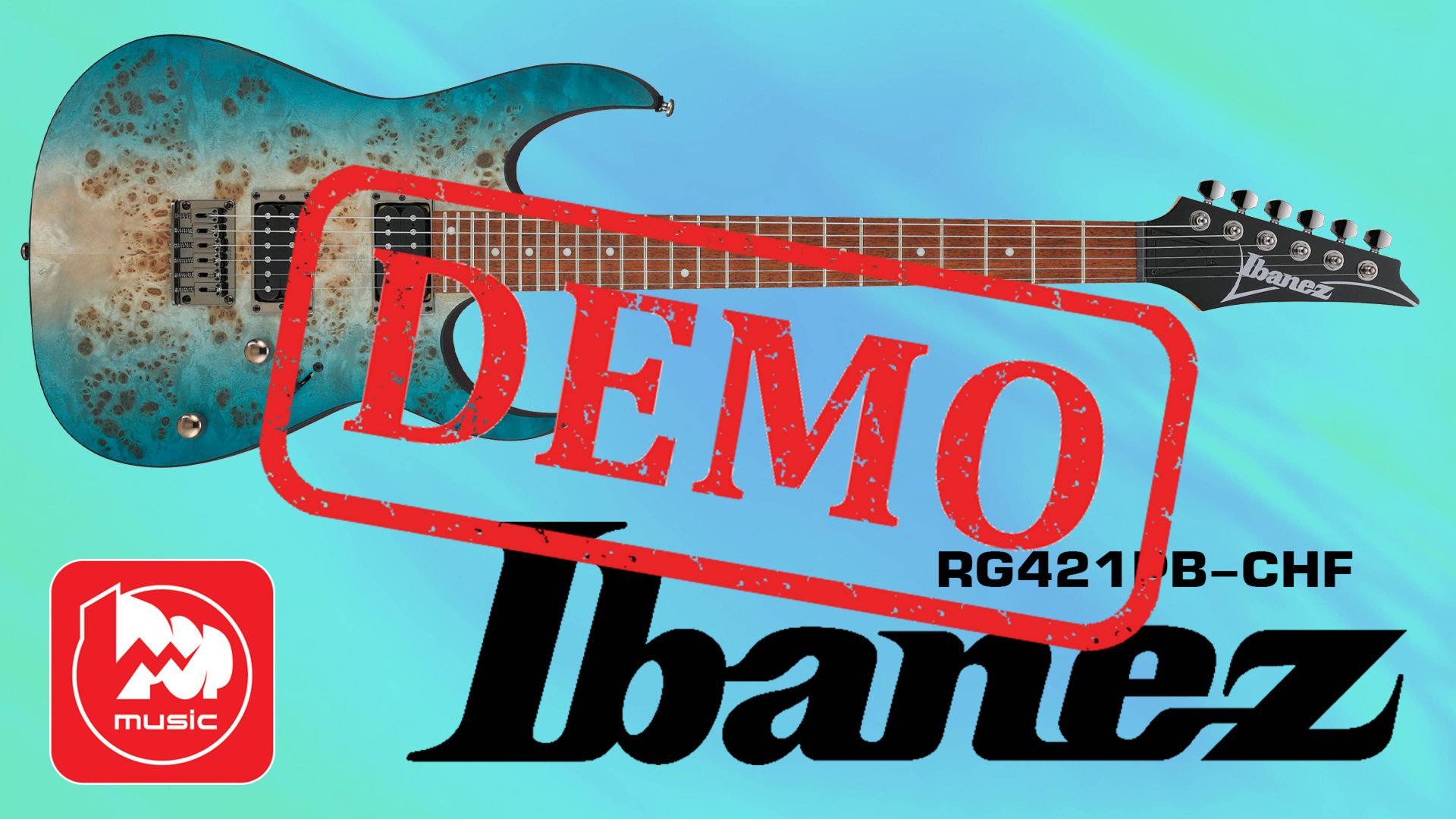 Электрогитара IBANEZ RG421PB-CHF - демонстрация звучания смотреть онлайн