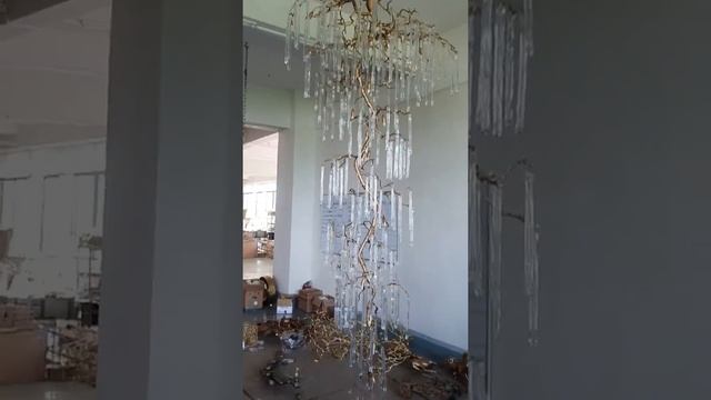 Люстра из серии Organic с прозрачным стеклом ручной работы смотреть онлайн