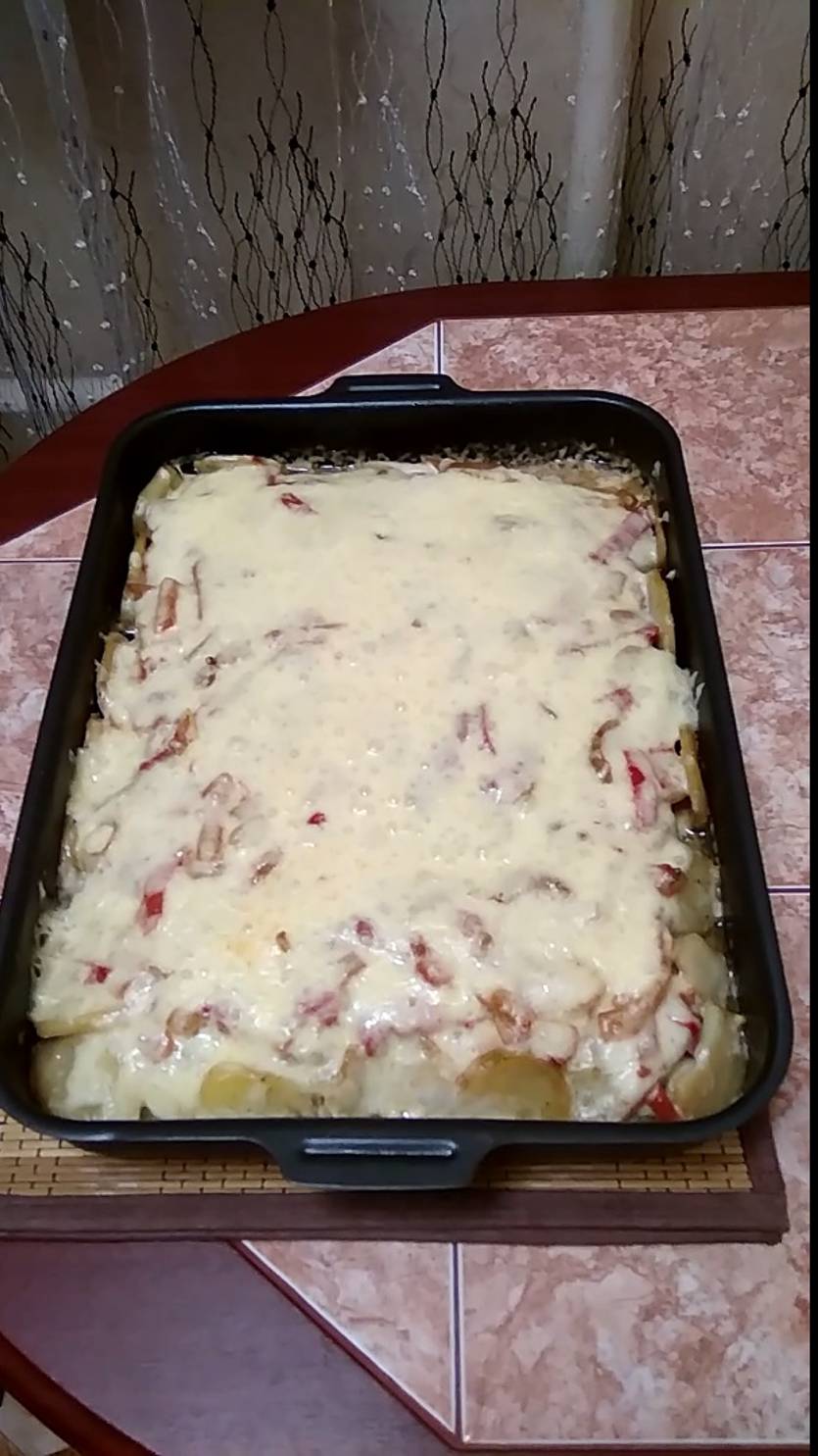 Картошка,куриная грудка, лечо. смотреть онлайн