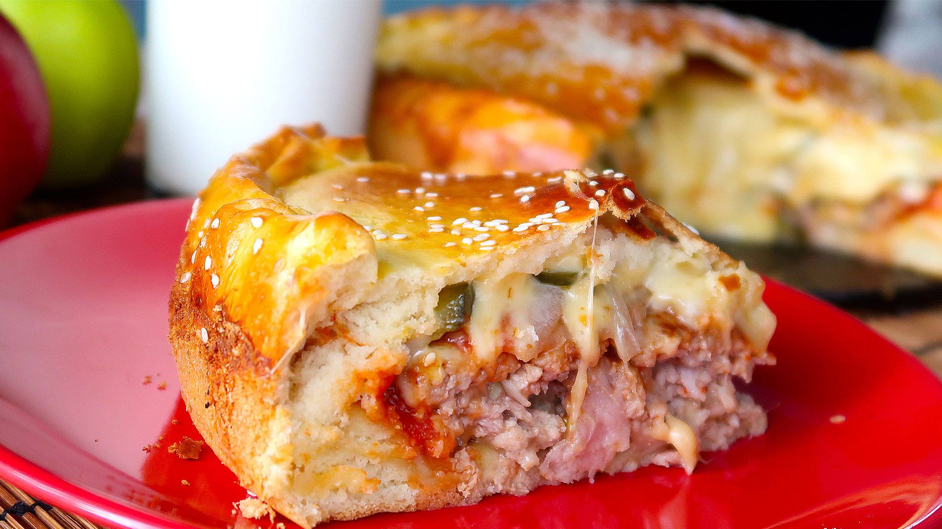 Мясной пирог Чизбургер. Невероятно вкусно смотреть онлайн