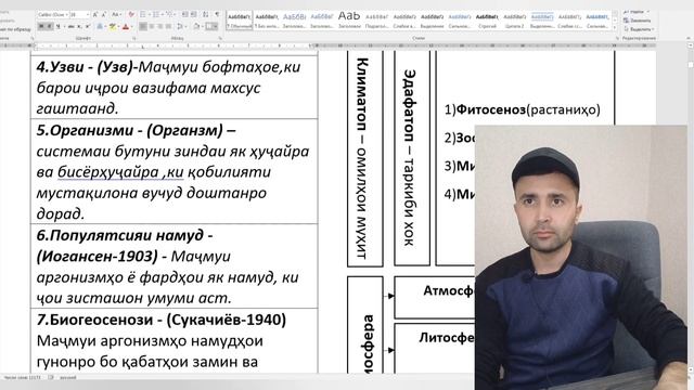 Намунаи тести Биология 2022 Биологияи умумӣ якум боб. | Ҷавоб ба саволҳои ММТ.