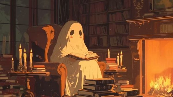 Halloween Ghost 🎃 ☕ LO-FI CHILL music